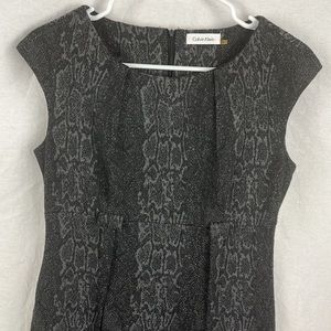 Calvin Klein 4 snakeskin dress